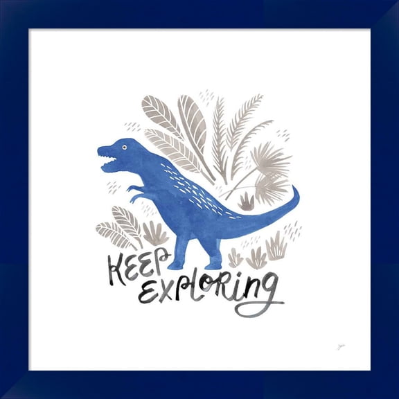 Great Art Now Dino Inspiration IV by Karyn Panganiban, Framed Wall Art, 14W x 14H