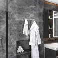 thumbnail image 3 of 4 Bathroom Towel Hooks, Chrome Wall Mount Screw Fixed Door or Robe Hook, Coat Hanger Rack in Bedroom or Kitchen, 3 of 5