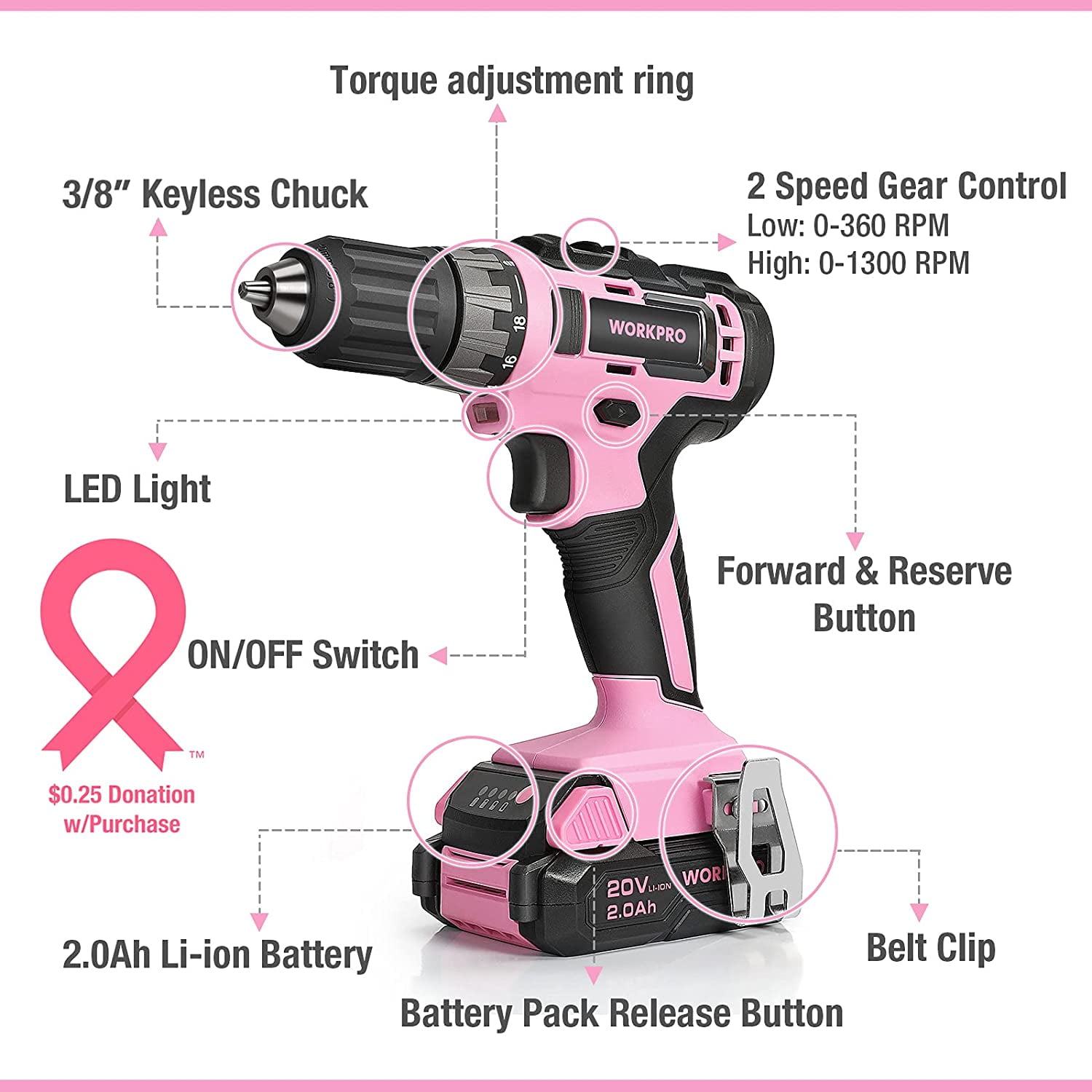 Pink drill 2025 walmart