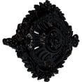 thumbnail image 3 of 35 7/8"W x 22 1/2"H x 4 3/8"P Antonio Ceiling Medallion, Hand-Painted Jet Black, 3 of 6