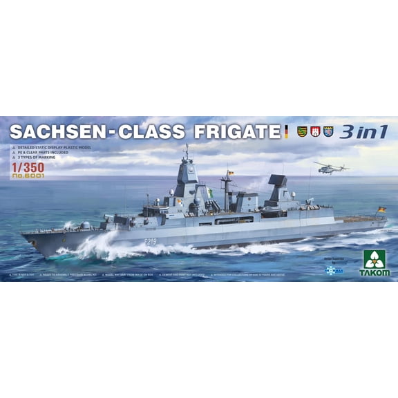Takom Sachsen-Class Frigate (3 in 1) New