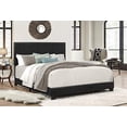 thumbnail image 4 of Crown Mark Erin Upholstered Panel Bed in Black, King, 4 of 5