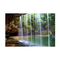 Trademark Fine Art 'Alabama Caney Creek Veil' Canvas Art by Mike Jones Photo