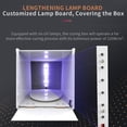 thumbnail image 3 of Geeetech UV Resin Curing Box with 360° Rotating Turntable UV Curing Light Station Machine Evenly Curing Intelligent Protection Timing Setting for 405nm Resin for Most SLA DLP LCD 3D Printer UV Model, 3 of 7