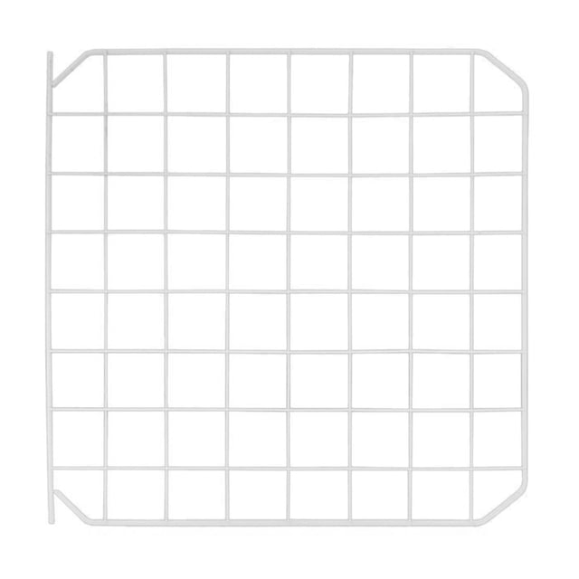 Panel de Corralito Portátil para Mascotas Sunnimix Jaula DIY Hierro Extensible Valla puerta blanca