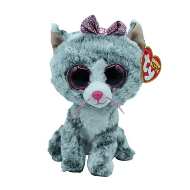 Ty Beanie Boo: Kiki the Cat - Glitter Eyes, Regular Size