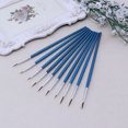 thumbnail image 4 of Flmtop 10Pcs Nylon Hair Artist Paint Tool Watercolor Fine Head Point Tip Brushes Set, 4 of 8