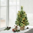 thumbnail image 4 of Holiday Time 2' Pre-lit Cashmere Small Tree, Green, 4 of 5