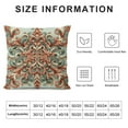 thumbnail image 5 of Orinice Decorative Throw Pillow Cover for Couch Sofa,Blue Abstract Peach Green Ribbon Paisley Terracotta Home Decor Pillow case  White, 5 of 5