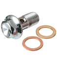 thumbnail image 4 of 2x Motorcycle Stainless Brake Banjo Bolt M10 x 1.0mm Caliper Master Cylinder, 4 of 5
