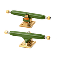 thumbnail image 1 of Blackriver Fingerboard Trucks 3.0 – 36mm Pro Series Fingerboard Hardware, No Tool Included - Gold and Black, 1 of 1