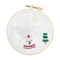 thumbnail image 1 of Dsscvnef Scene Embroidery Kit Christmas Kits Beginner Embroidery Kit for Adults DIY Embroidery Kit for Home Room, 1 of 4