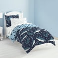 thumbnail image 4 of Dream Factory Sharks Full 7 Piece Comforter Set, Printed Pattern, Polyester, Microfiber, Blue, Child, Unisex, 4 of 18