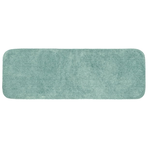 Garland Rug Traditional 22 in. x 60 in. Plush Nylon Washable Bath Rug