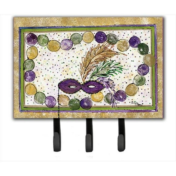 6 x 9 In. Mardi Gras Beads Leash or Key Holder