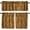 Barn Door-10, variant on Barn Door Valance Curtain Vintage Farmhouse Rustic Wooden Moldy Old Wooden Door Rod Pocket Valance Window Treatments Short Curtains for Kitchen Living Room Decor 54x18 Inch 27x24 Inch X 2