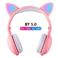 thumbnail image 3 of Auriculares LED con oreja de gato TFixol Bluetooth 5.0 color RGB, 3 of 8