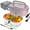 Pink, variant on Zeng Electric Lunch Box Food Heater, 2-in-1 Portable Food Warmer for Car & Home, Leak-Proof 304 Stainless Steel Container, 1.5L, Gray