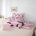 thumbnail image 6 of Castle Fairy Teens Black Snake Bedding Comforter Set,Abstract Animal Queen Bedding Sets, 6 of 8
