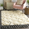 thumbnail image 6 of Hauteloom Sangerville Wool Living Room, Bedroom Area Rug - Bohemian, Transitional - Plush Pile - Cream, Black - 2' x 3', 6 of 10