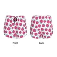 thumbnail image 3 of KLL Hand Drawn Strawberry Pattern Shorts Women,Athletic Shorts High Waisted Running Shorts Pocket Sporty Short Gym Elastic Workout Shorts-X-Large, 3 of 7