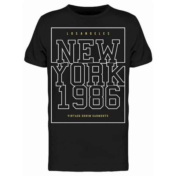 1986 Lettering Logo Tee Men's -Image by Shutterstock