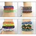 thumbnail image 5 of Adjustable Friendship Bracelets Handmade Nepal Woven Cotton Sliding Knot Closure for Women Men, 10Pcs Colorful Gift Set, 5 of 5