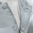 thumbnail image 3 of Men's G-III Sports by Carl Banks Gray New York Islanders Adaptive Bold Logo Satin Full-Snap Varsity Jacket, 3 of 5