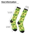 thumbnail image 5 of Bingfone Compression Socks For Women And Men Long Socks For Running Athletic Cycling Nurse-Kiwi And Avocado, 5 of 9