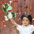 thumbnail image 3 of Marionnette en Peluche Dinosaures Adorables Animaux en Peluche Jouet Interactif Parent-Enfant, 3 of 8