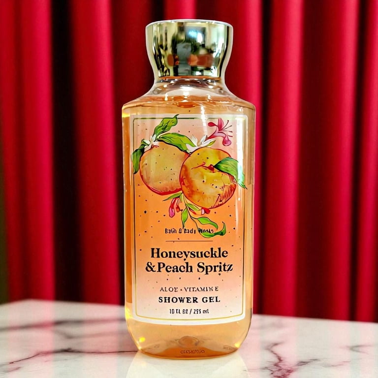 Bath and Body Works Honeysuckle & Peach Spritz with Aloe + Vitamin