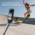 thumbnail image 2 of For Insta360 X5 / Ace Pro / Ace Pro 2 PULUZ Magnetic Quick Release Base Mount (Black), 2 of 8