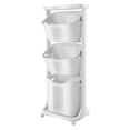 thumbnail image 3 of Dwellnix Hanging Laundry Basket Organizer with Large Capacity, Space-Saving Design for Bathroom, Closet Storage, 3 of 10