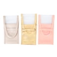 thumbnail image 2 of Bolsa para brochas de maquillaje, bolsa de almacenamiento portátil de cuero PU de 3 piezas, bolsa de almacenamiento para brochas cosméticas, estética elegante, 2 of 9