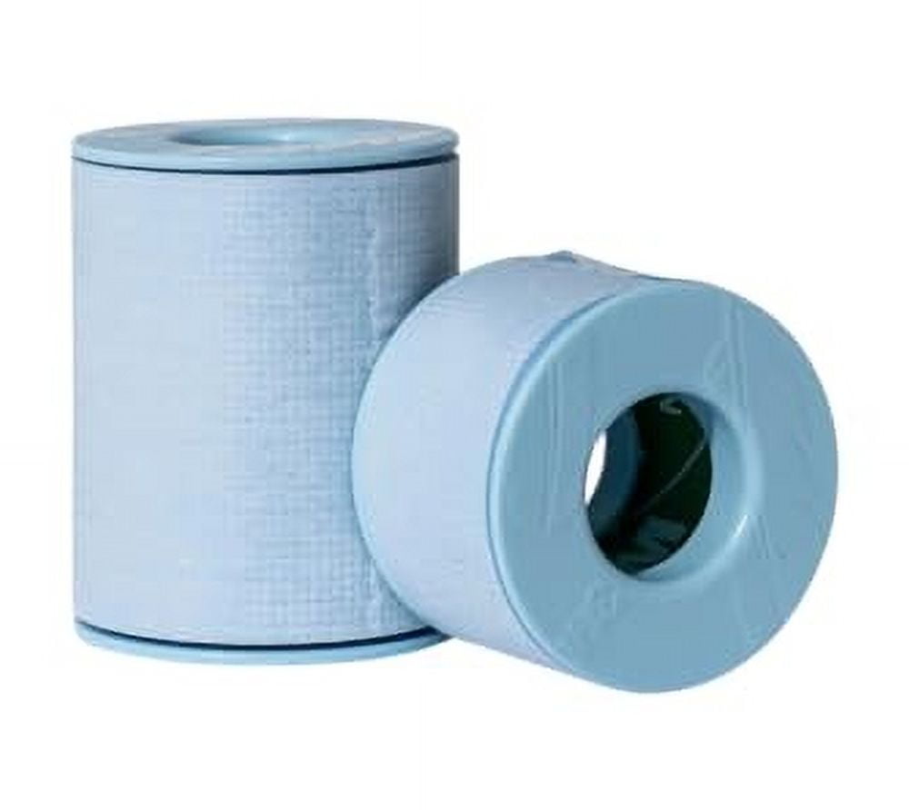 3M Kind Removal Silicone Tape, Latex-Free, Blue Surgical Tape 1" and 2" Tape with Length of 5 1/2 Yards Combo Pack