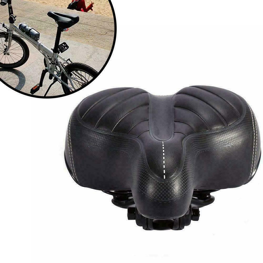 Comfortable Bicycle Saddle Extra Wide Gel Bike Seat for Men and Women Waterproof