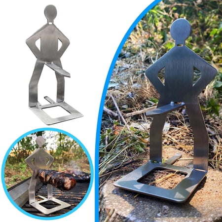 HomeNest Stainless Steel BBQ Sausage Rack Creative Standing Men's ...