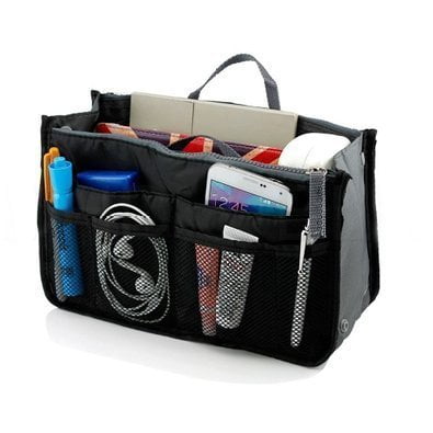 StyleTech Inc. Travel Insert Accessories Compartment Bag Durable Multi-Pocket Insert-Organizer Tote (Best Durable Tote Bags)