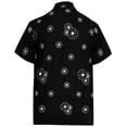 thumbnail image 2 of HAPPY BAY Men's Beach Cruise Holidays Shirts Casual Button Down Shirts For Men Summer Vacation Aloha Tops Hawaiian Shirt XXL Black_W867, 2 of 6
