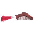 thumbnail image 4 of Weiweiguan Creative Rabbit Shaped Comb Carved Craft Wood Comb Unique Wooden Hair Comb, 4 of 6
