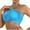 Blue, variant on Sentmoon Push Up Bras for Women Tube Bra Lift No Underwires Halters Strap Stretchy Underwear Side Support Solid Color Seamless Bras Comfy for Dating Black S