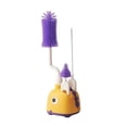 thumbnail image 1 of Silicone Bottle Brush Cleaning Brush Special Draining Rack for Newborn Baby Long Handle Rinse Nipple Cleaning Set C, 1 of 5