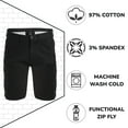 thumbnail image 3 of Men's Cotton Flex Stetch Chino Shorts (Sizes, 30-42), 3 of 4