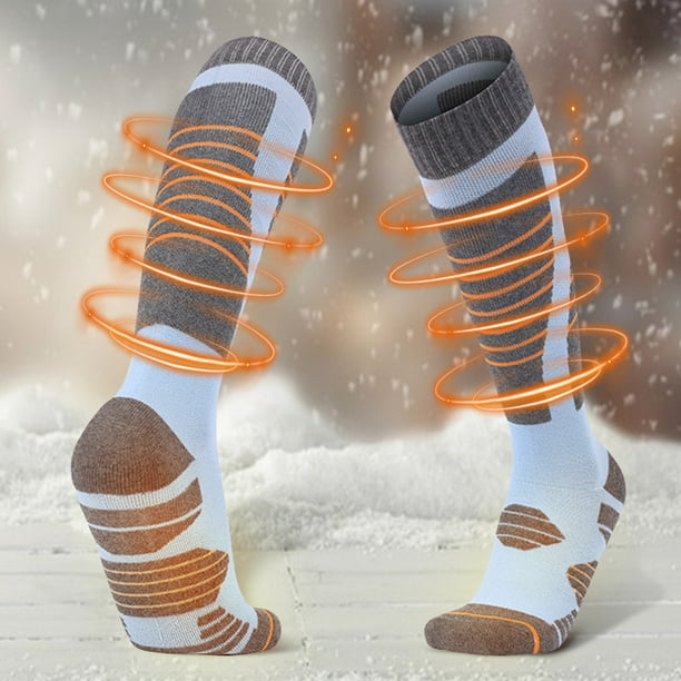 par de calcetines térmicos de esquí de invierno calcetines de