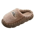 thumbnail image 4 of Oyedens Slippers for Women Men Fuzzy Bedroom House Slippers Plush Lining Memory Foam Slippers Home Slip on, 4 of 6