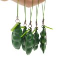 thumbnail image 3 of LLavero de Edamame para adultos, paquete de 3 piezas de juguetes antiestrés, descompresión de Portachiavi, 3 of 4