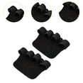 thumbnail image 6 of lacooooppia Lifting Grip Pads Palm Protection Sports Four Finger Breathable Anti Slip Palm Black, 6 of 8