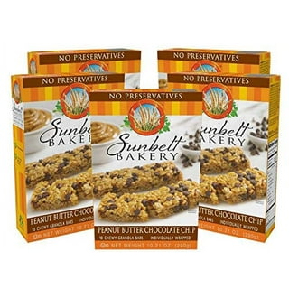 Great Value Peanut Butter Chocolate Chip Date & Nut Bars, 8 oz, 5 Count 