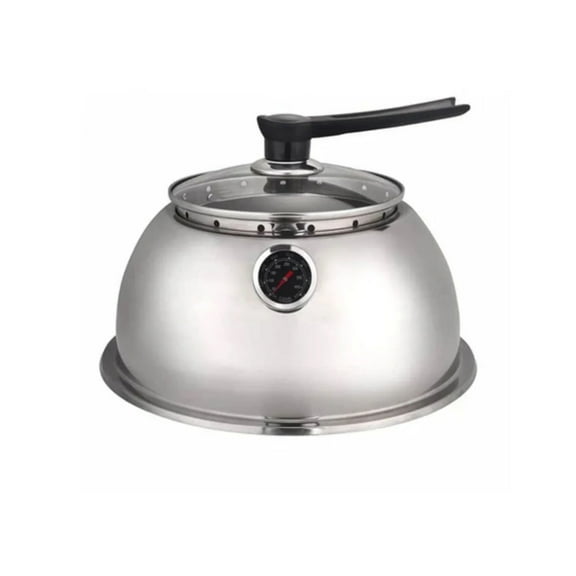 Grill Time Hood 13 Inch - Enhance BBQ & Outdoor Grilling, Trap Heat for Even Cooking & Flavor - Essential Grill Accessory