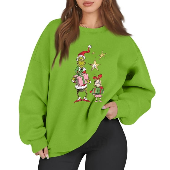 Christmas Sweatshirt 1-Green 2XL